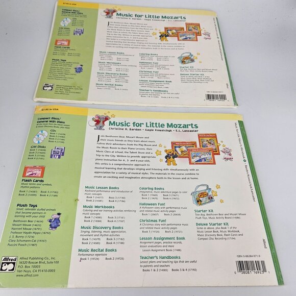 Alfred Music for Little Mozart Piano Learning Prep Level 2 Lesson Workbook Lot 2 - Picture 4 of 13